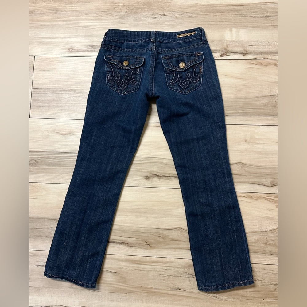 Mek Voyage Gold Metalic Jeans Size 25